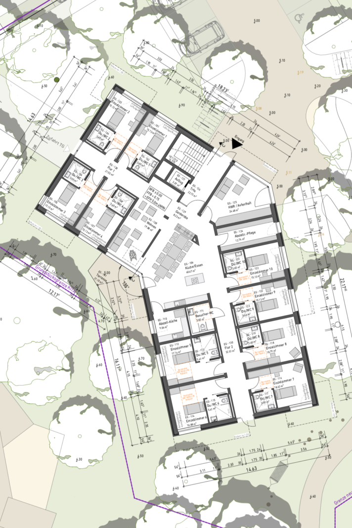 buerohauser_Projektentwicklung_Städtebau_Verdichtung Wohngebiet_Gebäude 3 EG