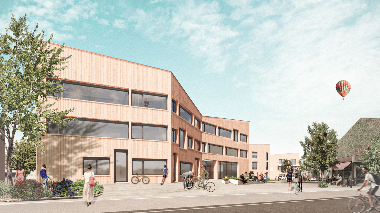 buerohauser_Projektentwicklung_Städtebau_Verdichtung _Rendering Verwaltung